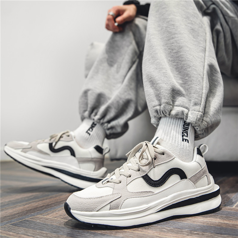 2023 m. vyriški batai rudeniniai nauji plokšti, kvėpuojantys madingi suvarstomi sportbačiai vyriški, patogūs sportiniai lauko bėgimo bateliai, vyriški Tenis Masculino