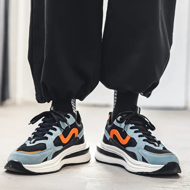 2023 m. vyriški batai rudeniniai nauji plokšti, kvėpuojantys madingi suvarstomi sportbačiai vyriški, patogūs sportiniai lauko bėgimo bateliai, vyriški Tenis Masculino