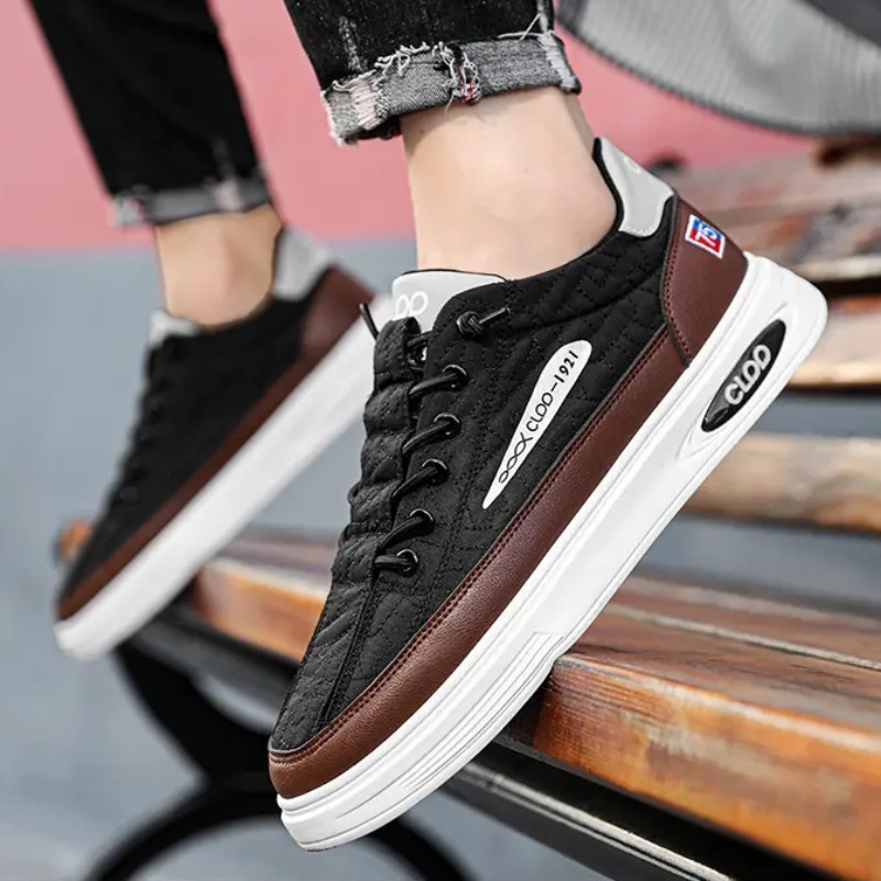 Nauji vyriški batai, odiniai laisvalaikio batai, žvejo sportbačiai, lauko sporto platforma, prabangūs teniso treniruokliai, vyriški batai Кроссовки