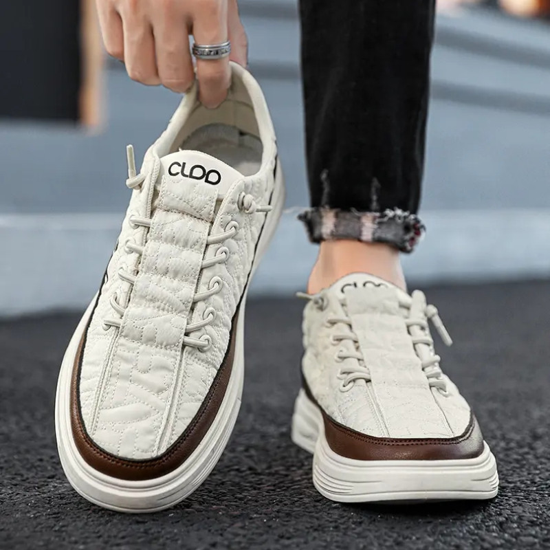 Nauji vyriški batai, odiniai laisvalaikio batai, žvejo sportbačiai, lauko sporto platforma, prabangūs teniso treniruokliai, vyriški batai Кроссовки