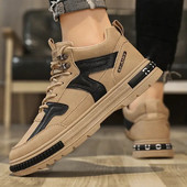 2023 m. Nauji vyriški laisvalaikio batai Aukštos kokybės lentiniai batai kvėpuojantys sportbačiai Vyriški vaikščiojimo batai Madingi vyriški batai Tenis Masculino