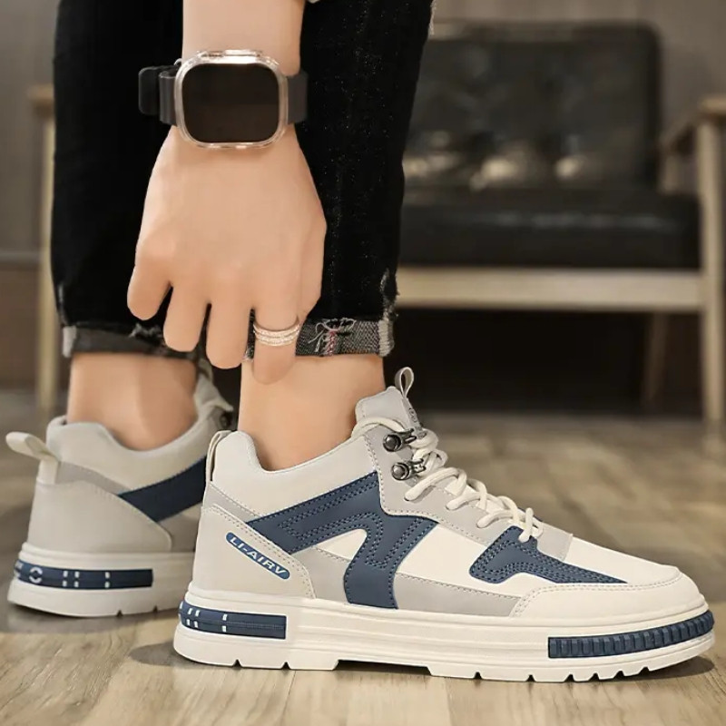 2023 m. Nauji vyriški laisvalaikio batai Aukštos kokybės lentiniai batai kvėpuojantys sportbačiai Vyriški vaikščiojimo batai Madingi vyriški batai Tenis Masculino