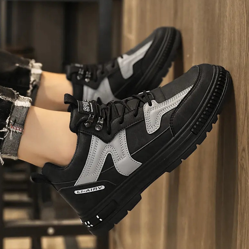 2023 m. Nauji vyriški laisvalaikio batai Aukštos kokybės lentiniai batai kvėpuojantys sportbačiai Vyriški vaikščiojimo batai Madingi vyriški batai Tenis Masculino