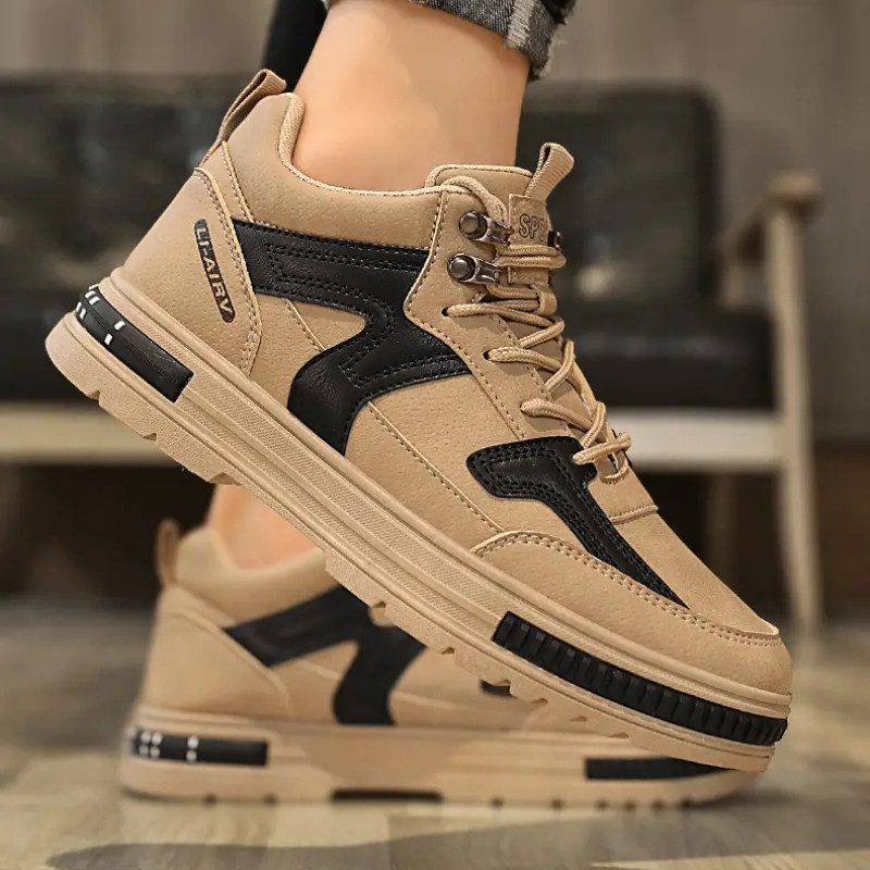 2023 m. Nauji vyriški laisvalaikio batai Aukštos kokybės lentiniai batai kvėpuojantys sportbačiai Vyriški vaikščiojimo batai Madingi vyriški batai Tenis Masculino