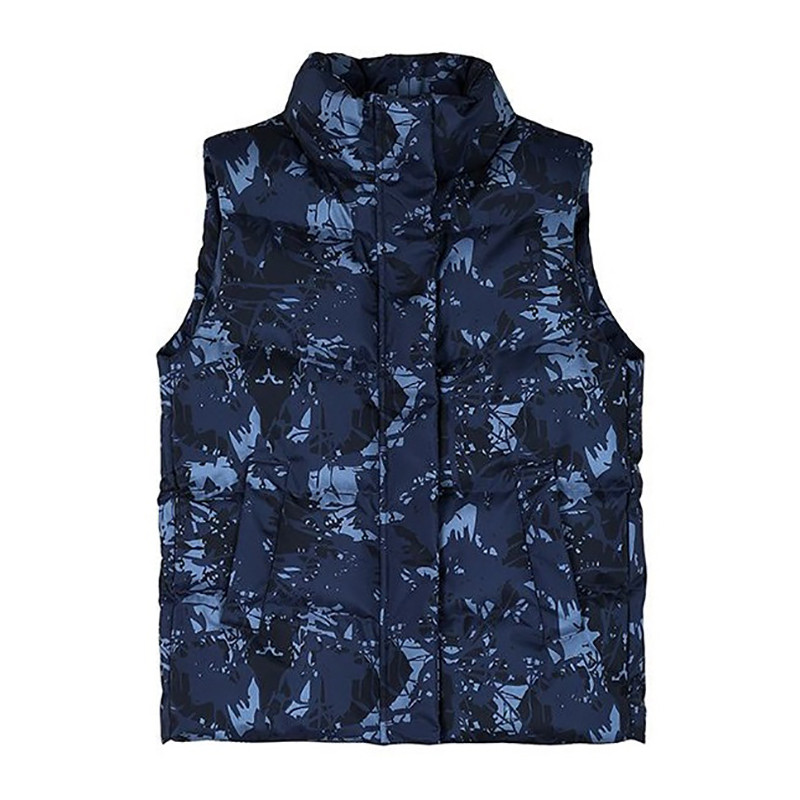 Jesen Zima Pamučni prsluk Ženska odjeća 2023 Novi print Patent zatvarač Kratka jakna bez rukava Ženski prsluk Kaputi Chaleco Mujer