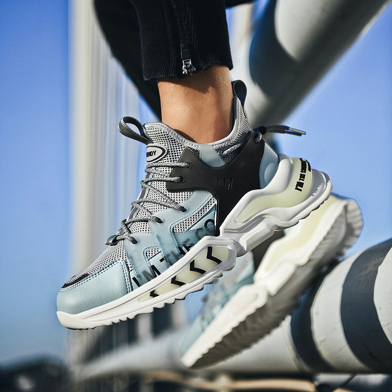 2023 m. Nauji pavasario vyriški sportbačiai Madingi tinkliniai kvėpuojantys mišrių spalvų vyriški laisvalaikio batai vaikščiojimo lauke Zapatillas De