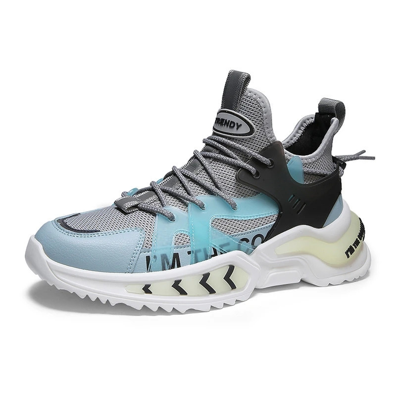 2023 m. Nauji pavasario vyriški sportbačiai Madingi tinkliniai kvėpuojantys mišrių spalvų vyriški laisvalaikio batai vaikščiojimo lauke Zapatillas De