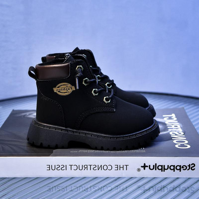 Anglijos stiliaus Batai Vaikams Mergaitėms Gražūs Koviniai Batai Vaikiški trumpi batai berniukui Naujausi pavasario rudens mokykliniai batai G09211