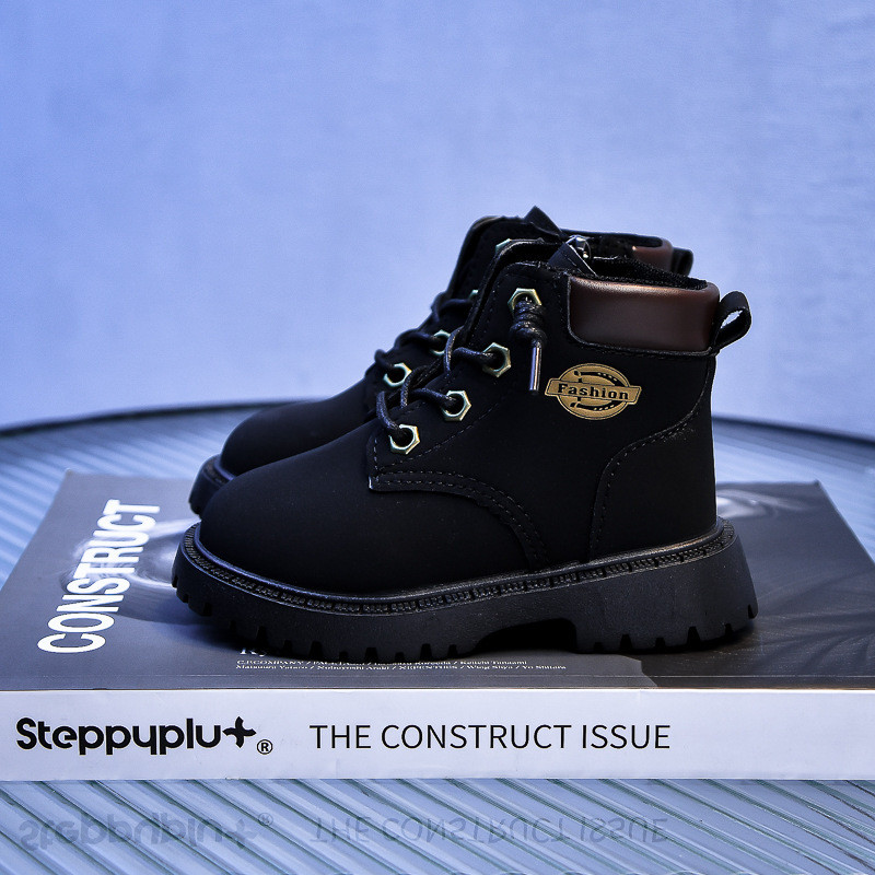 Anglijos stiliaus Batai Vaikams Mergaitėms Gražūs Koviniai Batai Vaikiški trumpi batai berniukui Naujausi pavasario rudens mokykliniai batai G09211