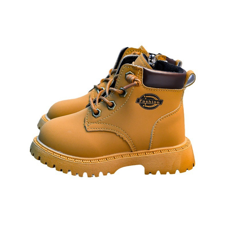 Anglijos stiliaus Batai Vaikams Mergaitėms Gražūs Koviniai Batai Vaikiški trumpi batai berniukui Naujausi pavasario rudens mokykliniai batai G09211