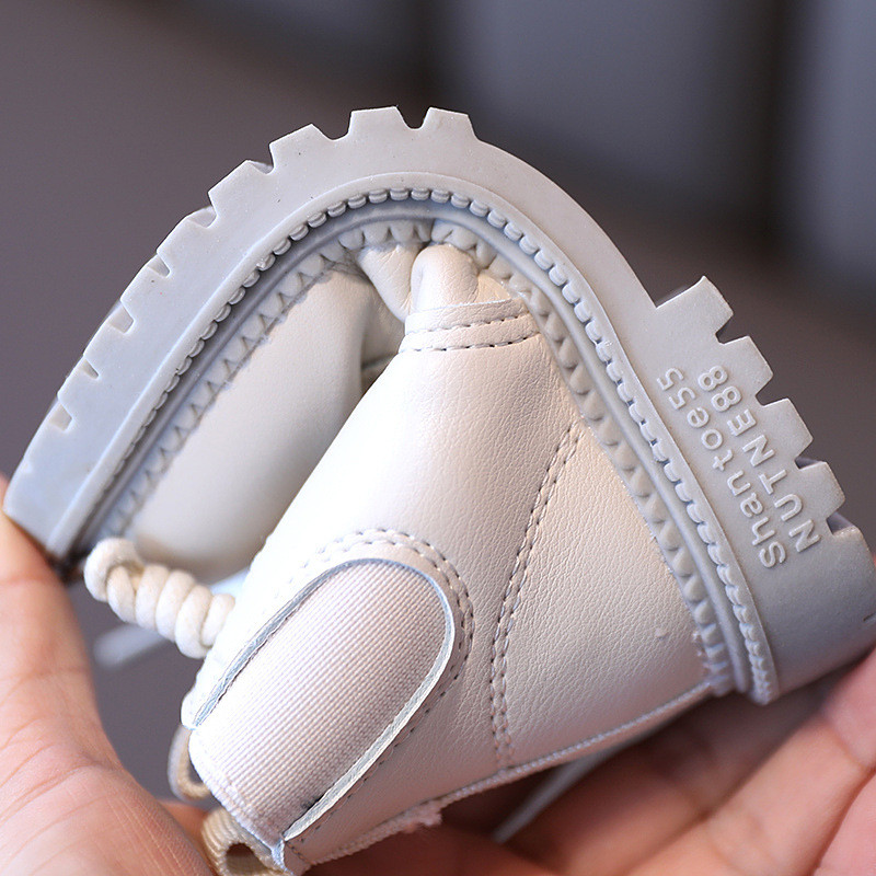 Φθινόπωρο 2023 Νέα παιδικά μποτάκια με χαμηλό τακούνι Παιδικά μποτάκια για κορίτσια Κοντά μποτάκια με φερμουάρ και ελαστική ζώνη Βρεφικά παπούτσια για αγόρι χειμώνα χειμώνα Botas G07115