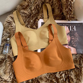 Velike grudi koje pokazuju malo donje rublje Ženski ljetni ultratanki bešavni zečji uši Veliki grudnjak za smanjenje grudi