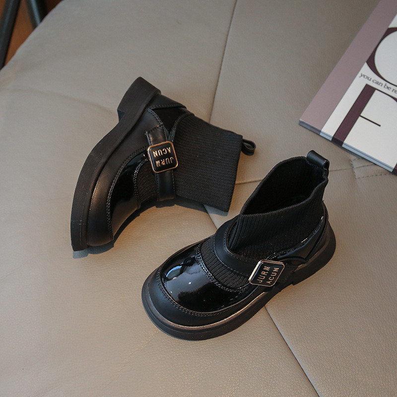 All Match Κοριτσίστικες Κάλτσες Παπούτσια Χαμηλό τακούνι Ψηλοτάκουνα Παπούτσια Φόρεμα Κοριτσίστικα Σατέν Μπότες Παιδικά Παπούτσια Γάμου Φοιτητικό G09194