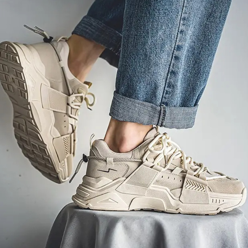 Noi de primăvară Daddy Pantofi Platformă Pantofi sport bărbați Femeie Pantofi invizibil pentru creșterea înălțimii Campus Student Tenis Masculino