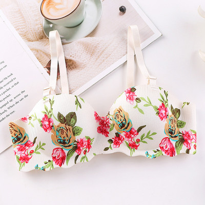 Σουτιέν με λουλούδια κεντήματα για γυναίκες Δεμένα εσώρουχα Σουτιέν χωρίς ραφή Bralette Wireless Brassiere Γυναικεία εσώρουχα Intimates Sujetador