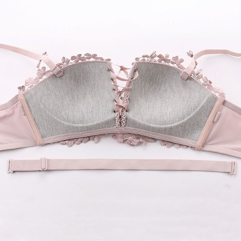 Σουτιέν με λουλούδια κεντήματα για γυναίκες Δεμένα εσώρουχα Σουτιέν χωρίς ραφή Bralette Wireless Brassiere Γυναικεία εσώρουχα Intimates Sujetador