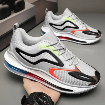 Модни дизайнерски маратонки за мъже Ежедневни маратонки Маратонки с въздушна възглавница Мъжки спортни обувки Обувки на платформа Tenis Masculino