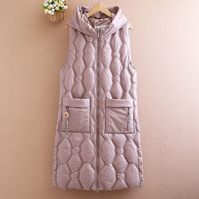 Jesenná zimná dámska vesta bez rukávov, teplá bunda, stredne dlhá bavlnená vesta, nové dámske vrchné oblečenie, ležérne topy, Chaleco Mujer, 5XL