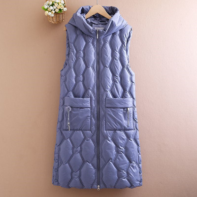 Jesenná zimná dámska vesta bez rukávov, teplá bunda, stredne dlhá bavlnená vesta, nové dámske vrchné oblečenie, ležérne topy, Chaleco Mujer, 5XL