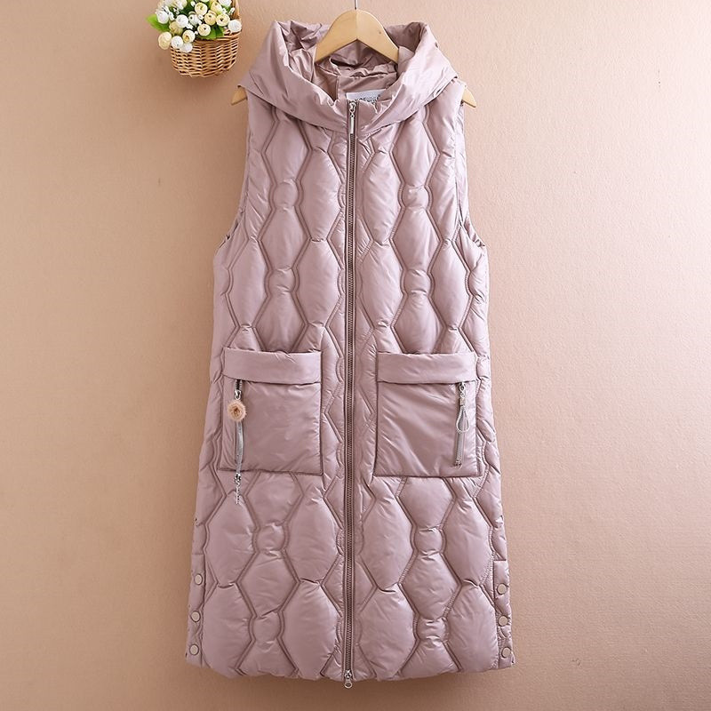 Jesenná zimná dámska vesta bez rukávov, teplá bunda, stredne dlhá bavlnená vesta, nové dámske vrchné oblečenie, ležérne topy, Chaleco Mujer, 5XL