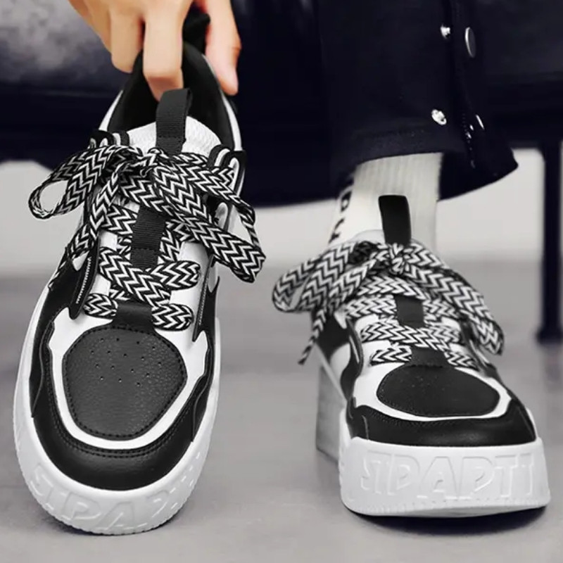 Pánske tenisky Muffin s hrubým podrážkou, farebne zladené, módne pánske topánky na bežné nosenie, športové topánky, tenisky Masculino