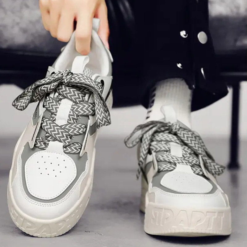 Pánske tenisky Muffin s hrubým podrážkou, farebne zladené, módne pánske topánky na bežné nosenie, športové topánky, tenisky Masculino