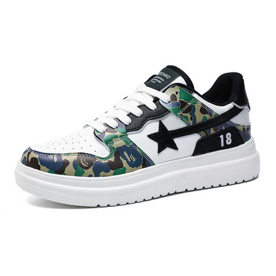 Jesenné nové pánske vulkanizované tenisky z roku 2023, módne šnurovacie topánky s hrubou podrážkou, ležérne topánky s priedušným vzorom, pánske topánky Tenis Masculino