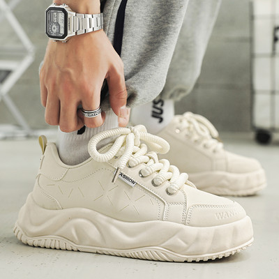 Trend Novi dolazak Muške vintage modne ravne cipele za povećanje visine Muške sportske tenisice za hodanje Chunky Tenis Masculino