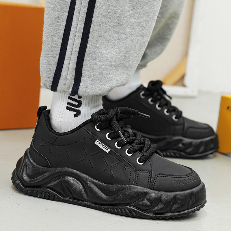 Trend Novi dolazak Muške vintage modne ravne cipele za povećanje visine Muške sportske tenisice za hodanje Chunky Tenis Masculino