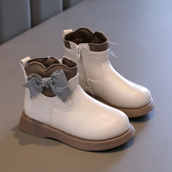 2023 Φθινόπωρο Χειμώνας Νέα παιδικά παπούτσια Όμορφα κορίτσια με φιόγκο Casual fashion μπότες Ψηλές πλεκτές κάλτσες Παιδικά παπούτσια για κορίτσι G09163