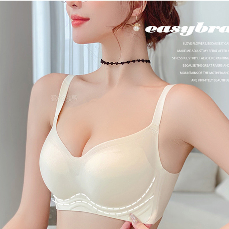 Välimine laienev aluspesu Naiste väike rind, lame rind, kogutud, et näidata suuri rindu, suured suvised õmblusteta mugavad rinnahoidjad