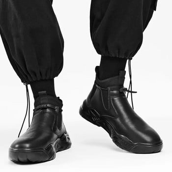 Кожени мъжки обувки Маратонки за ходене Леки мъжки ежедневни обувки Удобни мъжки неплъзгащи се защитни обувки Tenis Masculino