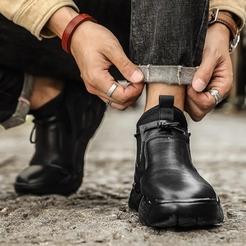 Odiniai vyriški batai vaikščiojimo sportbačiai Lengvi vyriški laisvalaikio batai Patogūs laisvalaikis Vyriški Neslystantys saugūs batai Tenis Masculino