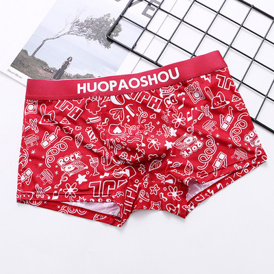 [Bloom the love] Roztomilé kreslené spodné prádlo Pánske boxerky Homme Pánske boxerky Slip Para Hombre Nohavičky Man Cuecas Masculina M-3XL PB3230