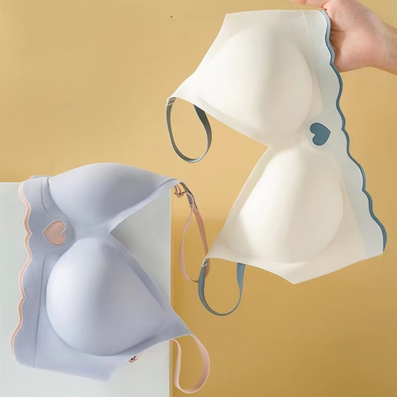 Gornji ženski grudnjak koji ne ostavlja tragove, bez čeličnih prstenova, skupljajući se protiv opuštanja, udobno i malo žensko donje rublje, tanki dio