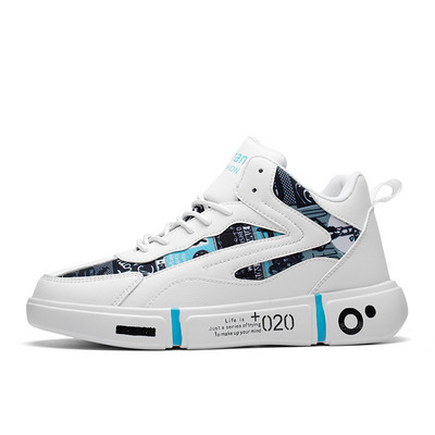 Modne muške cipele za 2023. Boje Visoke cipele za skejtbord Luksuzne tenisice za muškarce Ravne cipele Sportske ležerne Tenis Para Debele tenisice