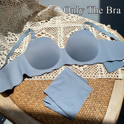 Szexi női melltartók Push Up melltartó varrat nélküli fehérnemű Solid vezeték nélküli sportmelltartó egyrészes Gather Convertible Straps Melltartó