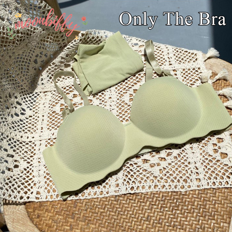 Szexi női melltartók Push Up melltartó varrat nélküli fehérnemű Solid vezeték nélküli sportmelltartó egyrészes Gather Convertible Straps Melltartó