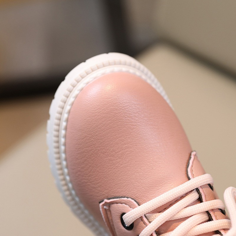 Jesen Zima Dječje čizme Trendy čizme za malu djecu Dječje cipele Lakirana koža za djevojčice Veličina 21-30 Chelsea čizme s ružičastim prugama za djevojčice G09134