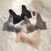 Bešavno donje rublje s prednjim dugmetom Ženske male grudi skupljene za podizanje grudi kako bi se spriječilo opuštanje Podesivi grudnjak