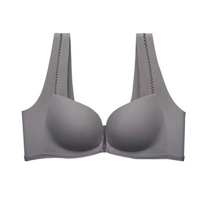 Bešavno donje rublje s prednjim dugmetom Ženske male grudi skupljene za podizanje grudi kako bi se spriječilo opuštanje Podesivi grudnjak