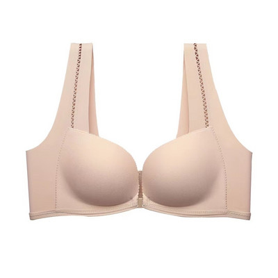 Bešavno donje rublje s prednjim dugmetom Ženske male grudi skupljene za podizanje grudi kako bi se spriječilo opuštanje Podesivi grudnjak