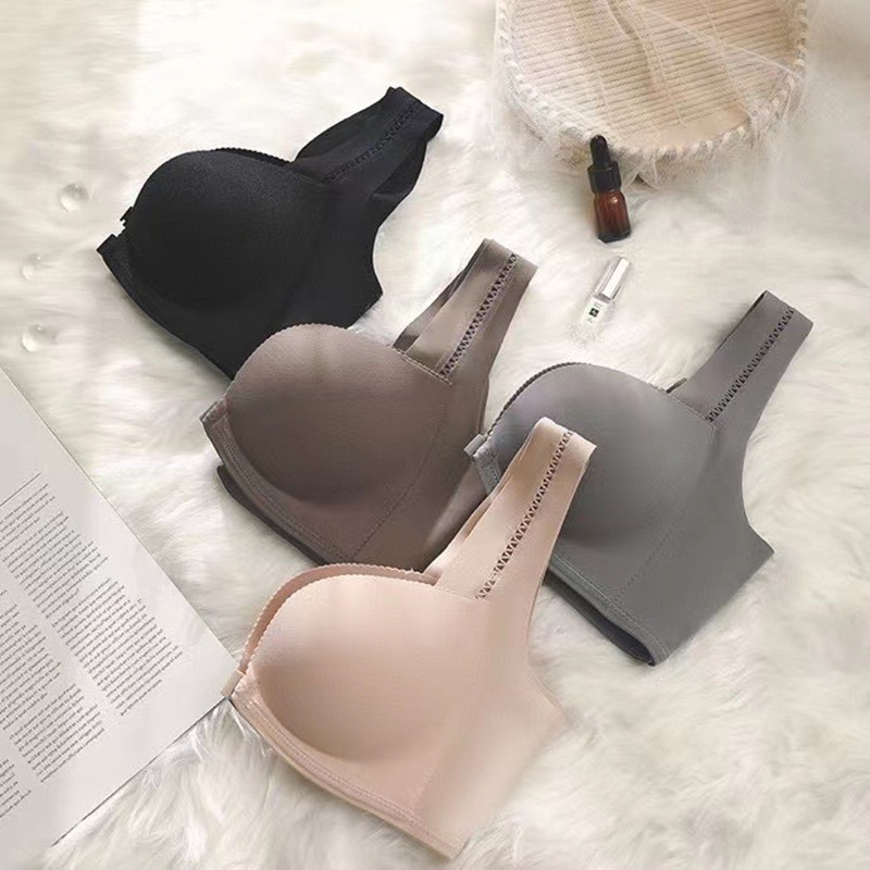 Bešavno donje rublje s prednjim dugmetom Ženske male grudi skupljene za podizanje grudi kako bi se spriječilo opuštanje Podesivi grudnjak