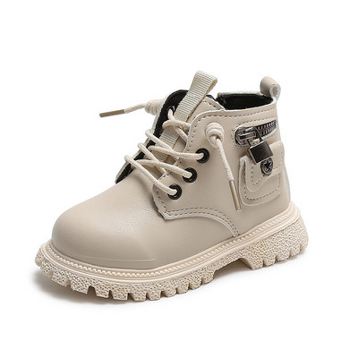 Cizme cu platformă antiderapante pentru copii, toamnă iarnă, băieți, fete, pentru motocicletă, design de marcă, cizme pentru studenți, confortabile, G07122