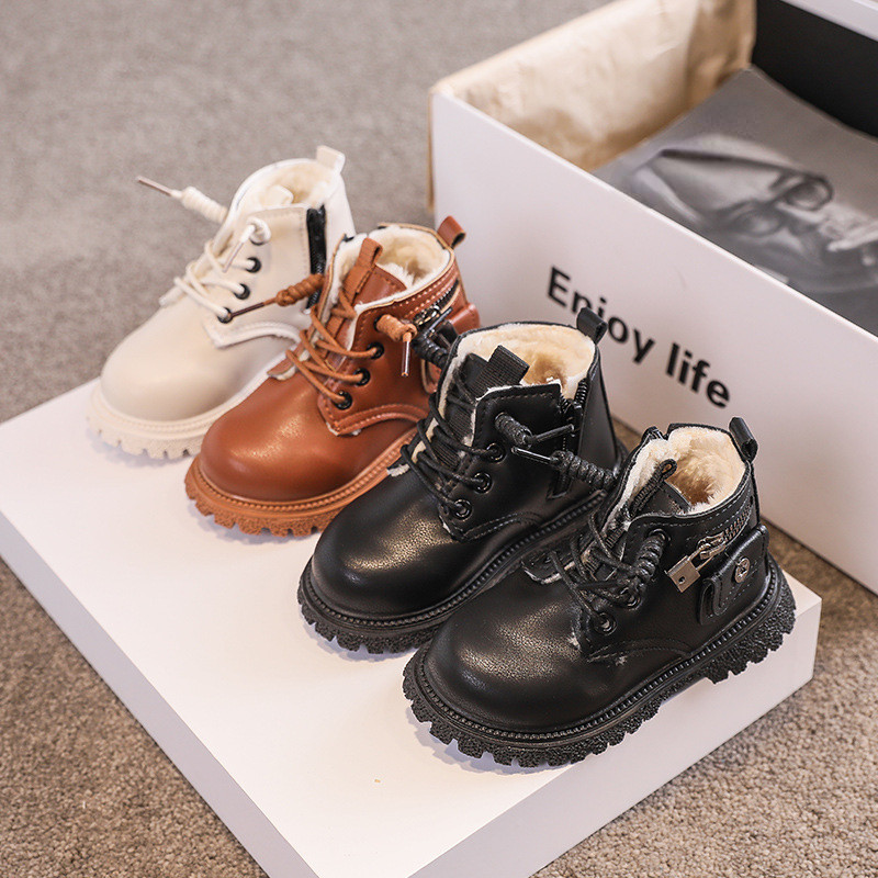 Cizme cu platformă antiderapante pentru copii, toamnă iarnă, băieți, fete, pentru motocicletă, design de marcă, cizme pentru studenți, confortabile, G07122