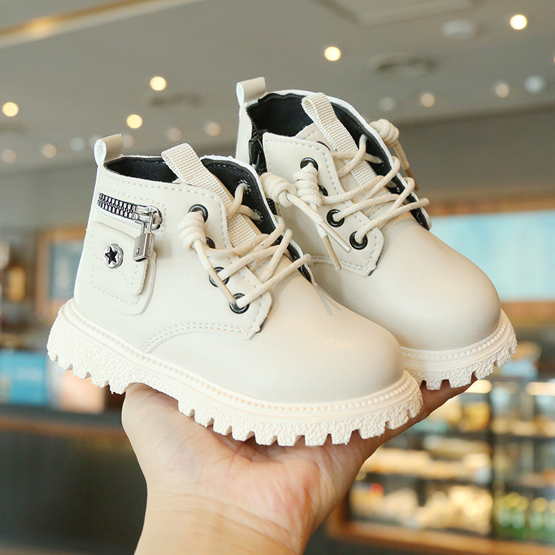 Cizme cu platformă antiderapante pentru copii, toamnă iarnă, băieți, fete, pentru motocicletă, design de marcă, cizme pentru studenți, confortabile, G07122