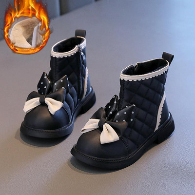 Slatke dječje čizme sa zečjim ušima za princeze, zimske svestrane cipele s platformom za djevojčice, super lijepe čizme za snijeg G10091