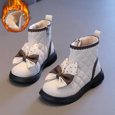 Slatke dječje čizme sa zečjim ušima za princeze, zimske svestrane cipele s platformom za djevojčice, super lijepe čizme za snijeg G10091