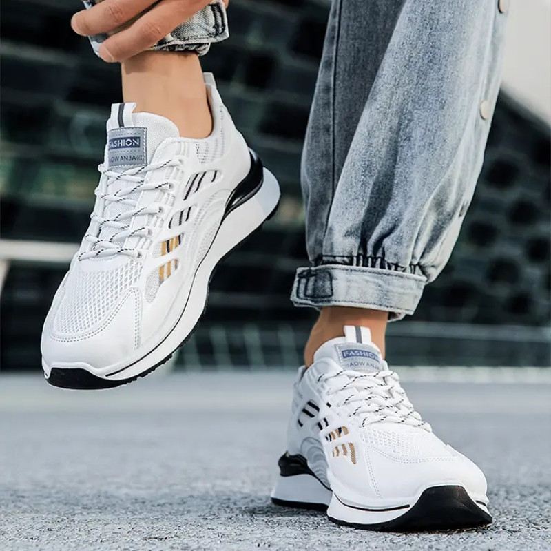 Fashion Trendy Plus Size Bărbați Casual Pantofi în aer liber Anti-alunecare Pantofi respirabili Pantofi confortabili pentru bărbați Tenis Masculino