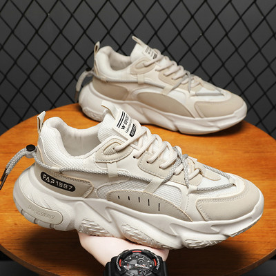 2023, pantofi de vară pentru bărbați, pantofi sport respirabili, pantofi sport cu șireturi, cu platformă, pantofi casual pentru alergare, Tenis Masculino